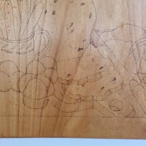 Handcrafted "Give Us This Day Our Daily Bread" Wall Hanging Plaque Prayer VTG - Picture 7 of 15